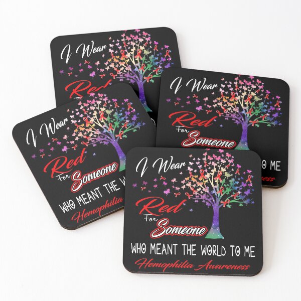 Item preview, I Wear Red For Someone Hemophilia Awareness designed and sold by Gillosina.