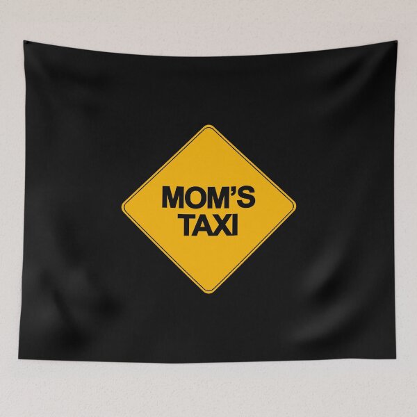 Item preview, Mom’s Taxi | Car Sticker | Warning Sign designed and sold by FriendsList.