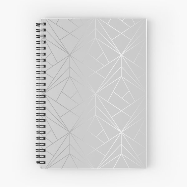 Item preview, Soft Grey Silver Geometric Pattern With White Shimmer designed and sold by Vic Torys ☆.