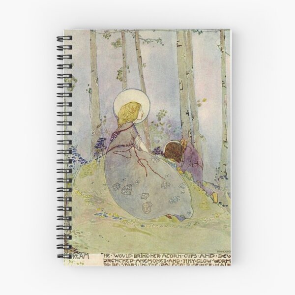Item preview, His Dream by Jessie M. King, Art Nouveau Illustration designed and sold by vintagedesignm.