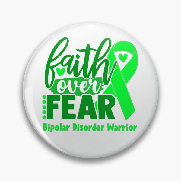 Item preview, Faith Over Fear Bipolar Disorder Warrior designed and sold by largellie.