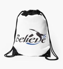 Trua Believe Logo Drawstring Bag