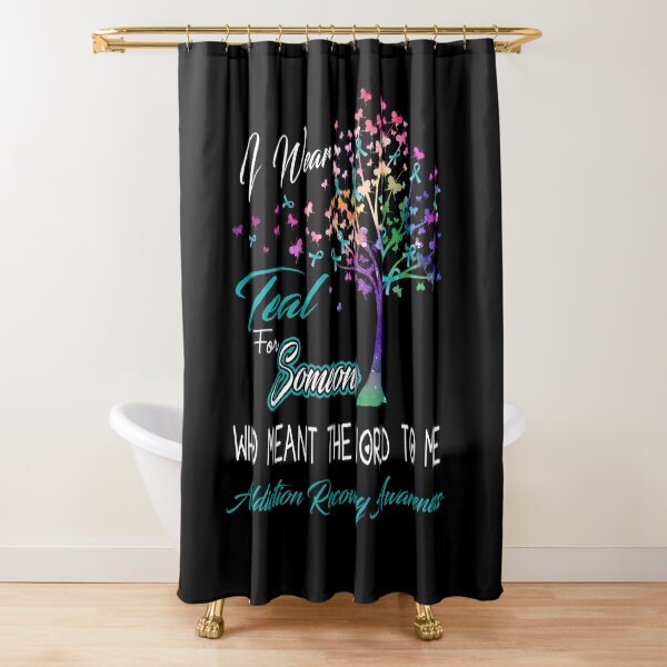 Item preview, I Wear Teal For Someone Addiction Recovery Awareness designed and sold by Gillosina.