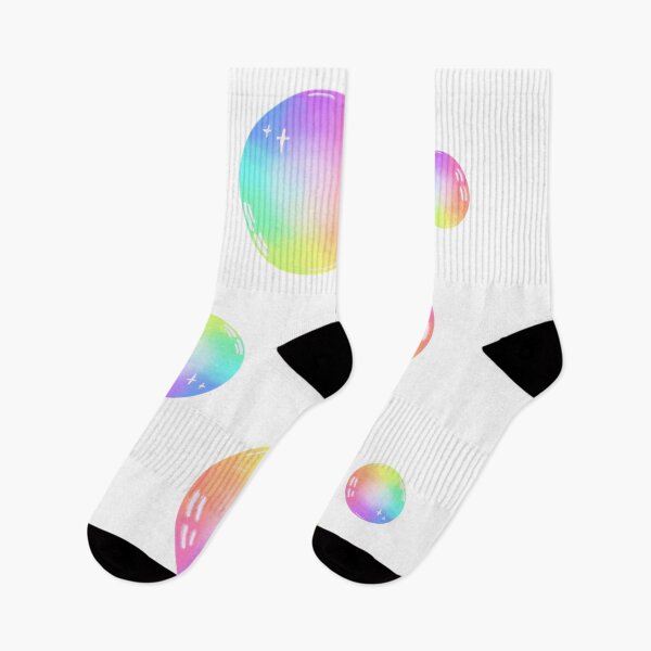 Item preview, Bubbles rainbow & white | Rainbow bubbles white background designed and sold by angieleeart.