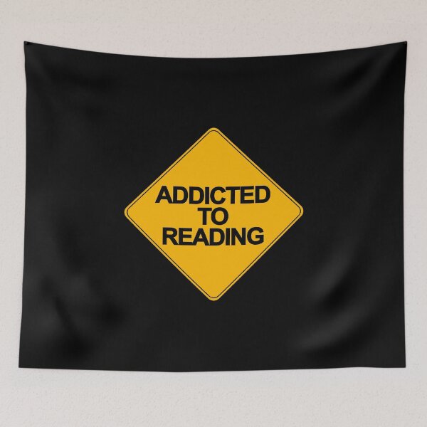 Item preview, Addicted To Reading | Car Sticker | Warning Sign designed and sold by FriendsList.