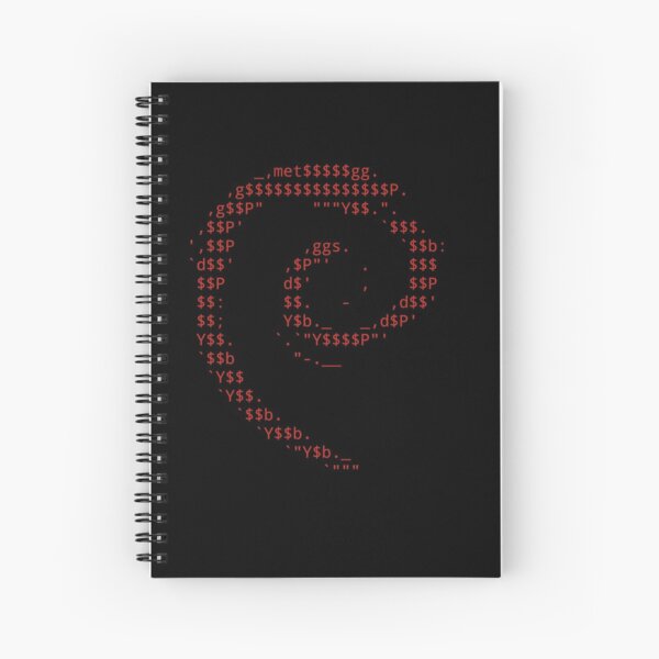 Item preview, Debian Linux Neofetch ASCII Art Logo Red designed and sold by WhateverIs.