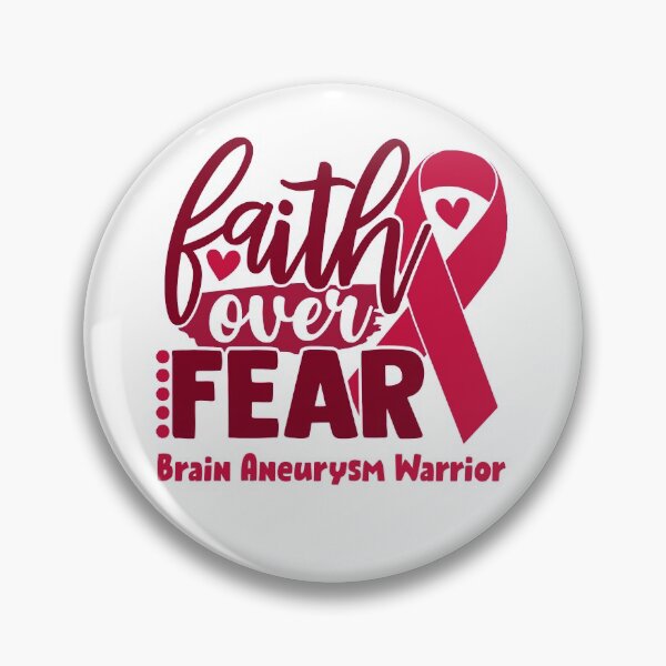 Item preview, Faith Over Fear Brain Aneurysm Warrior designed and sold by largellie.