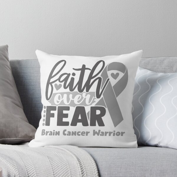 Item preview, Faith Over Fear Brain Cancer Warrior designed and sold by largellie.