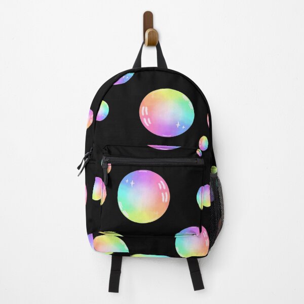 Item preview, Bubbles rainbow & BLACK | Rainbow bubbles BLACK background designed and sold by angieleeart.