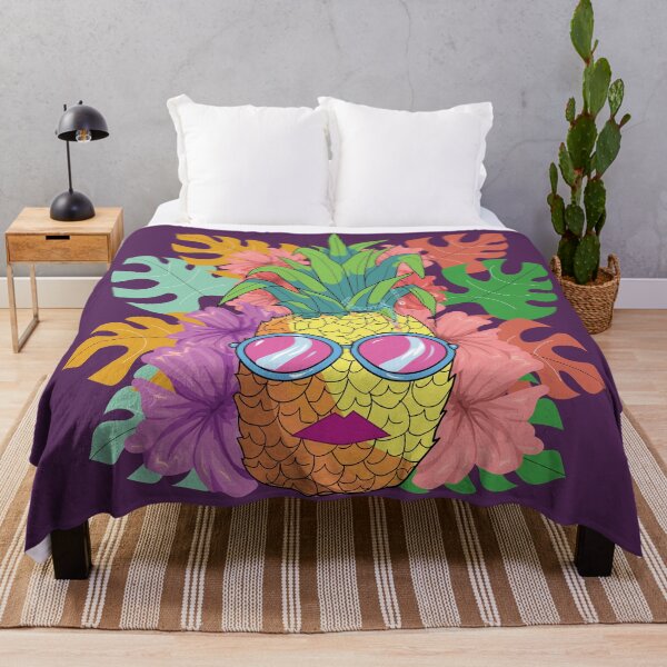 Item preview, Tropical Island pineapple with sunglasses designed and sold by Miaart365.