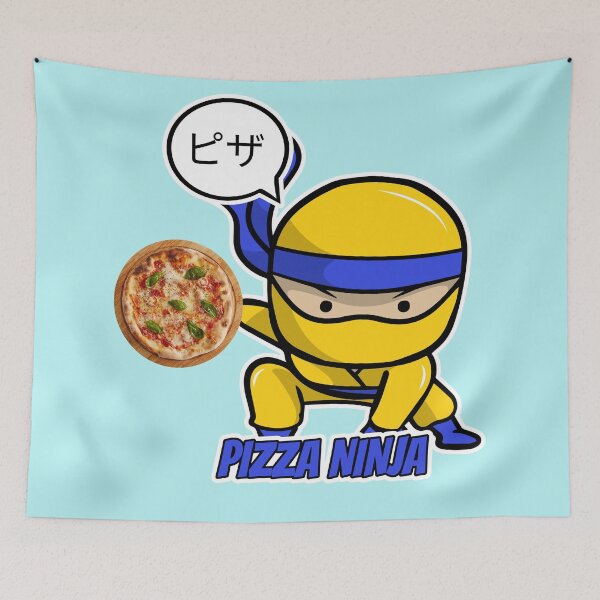 Item preview, Pizza Ninja With English Wordings designed and sold by DTEH.