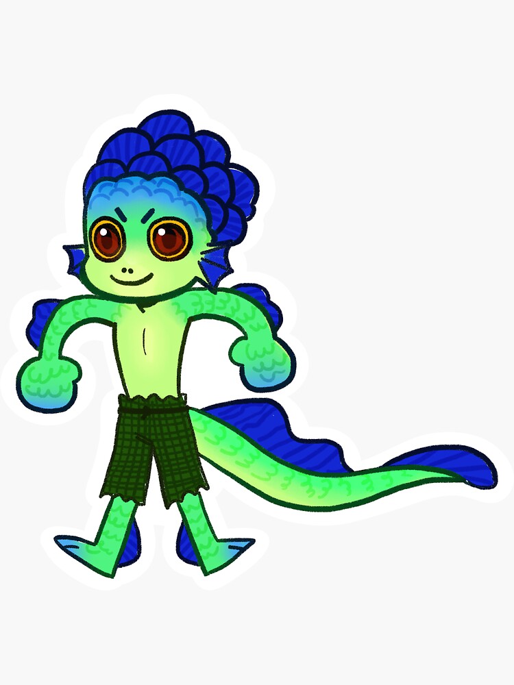 Luca in his sea monster form | Sticker