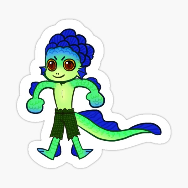 Luca in his sea monster form | Sticker