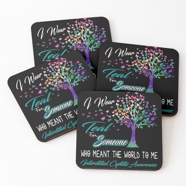 Item preview, I Wear Teal For Someone Interstitial Cystitis Awareness designed and sold by Gillosina.