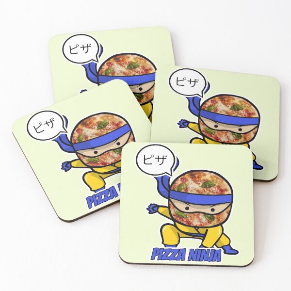 Item preview, Pizza Mask Ninja With English Wordings designed and sold by DTEH.