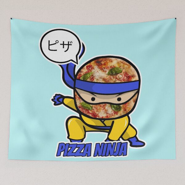 Item preview, Pizza Mask Ninja With English Wordings designed and sold by DTEH.