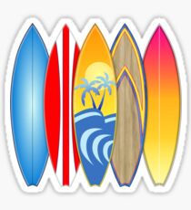 Vintage Surf Logo Sticker - Stickers Factory