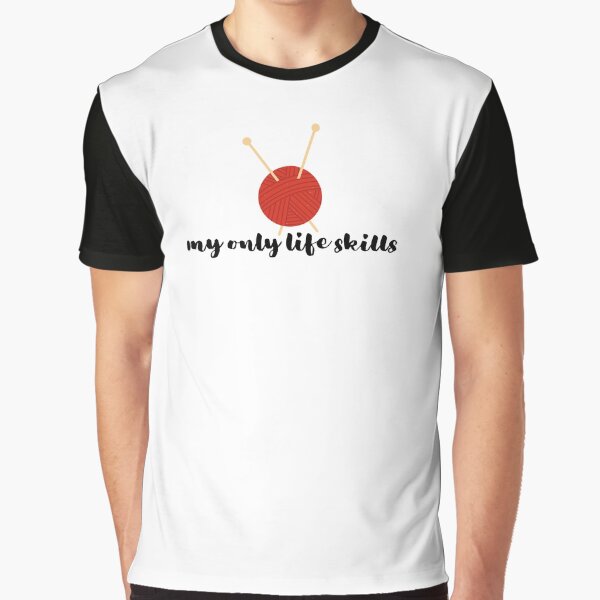 My Only Life Skills | Crochet Graphic T-Shirt