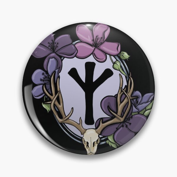 Item preview, algiz rune   designed and sold by HGothMoths.
