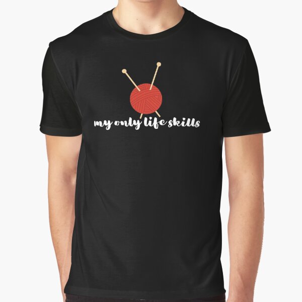 My Only Life Skills | Crochet Graphic T-Shirt