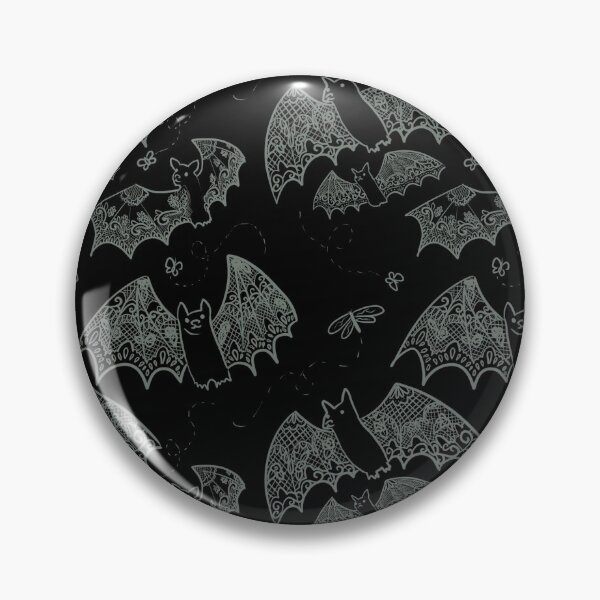 Item preview, Black and Gray Gothic Lace Bats designed and sold by JamieWetzel.