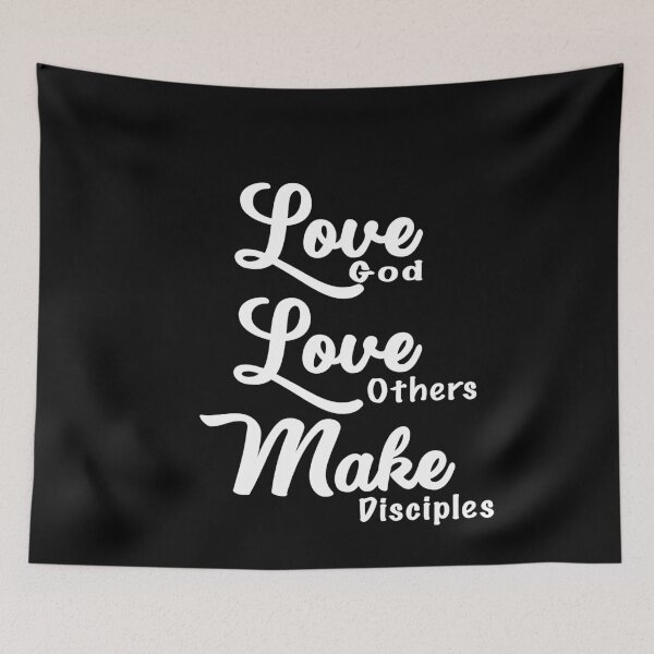 Item preview, Love God, Love Others, and Make Disciples designed and sold by ZimbomDesigner.