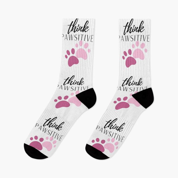 Item preview, Think Pawsitive Always Dog Lover Print designed and sold by IslandDrip.