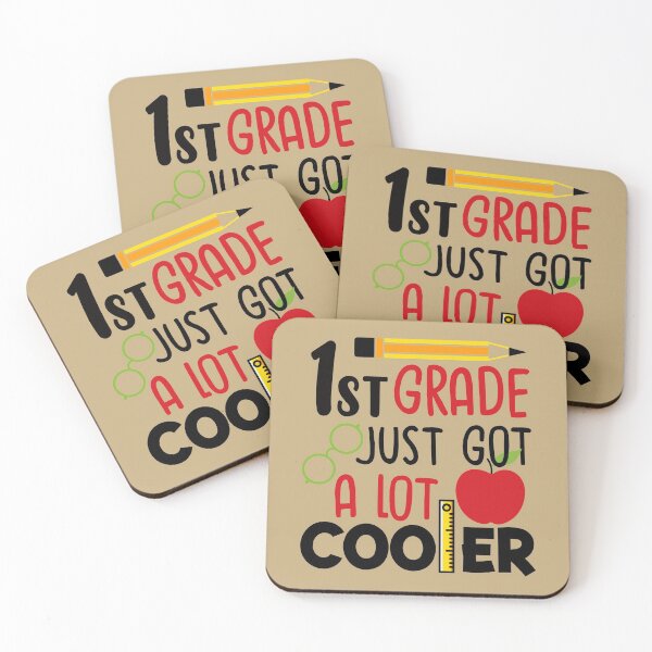 Item preview, First Grade Just Got A Lot Cool, Back To School designed and sold by HoangTK.