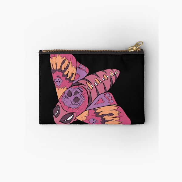 Item preview, pink skull goth moth  designed and sold by HGothMoths.