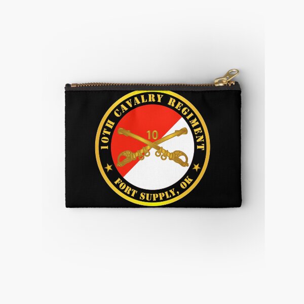 Item preview, Army - 10th Cavalry Regiment - Fort Supply, OK w Cav Branch designed and sold by Military Insignia Products.