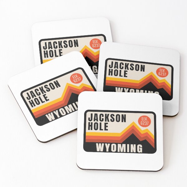 Artikelvorschau, Jackson Hole Wyoming WY Skifahren Wandern Skiwanderung entworfen und verkauft von DESTINATIONS DECAL DOS.