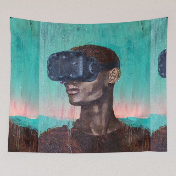 Item preview, VR | Portrait of VR Headset | Planet Edition designed and sold by Jacob la Cour.