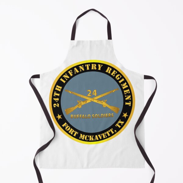 Item preview, Army - 24th Infantry Regiment - Fort McKavett, TX - Buffalo Soldiers w Inf Branch designed and sold by Military Insignia Products.