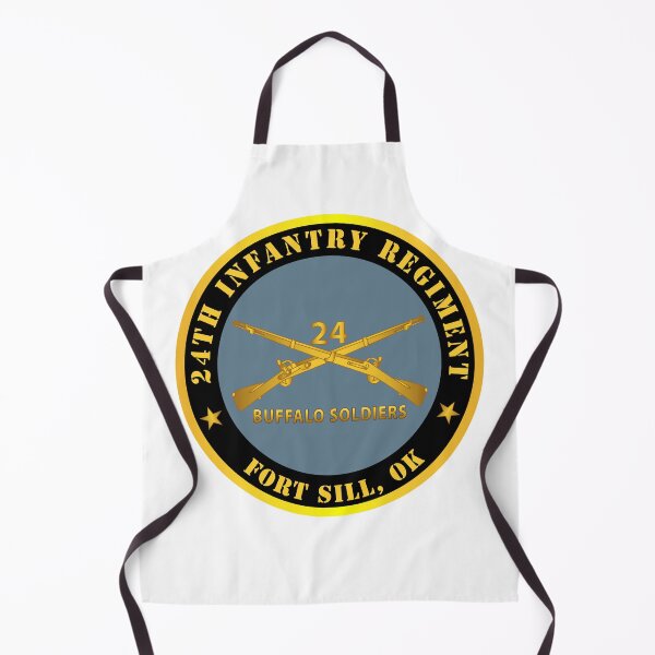 Item preview, Army - 24th Infantry Regiment - Fort Sill, OK - Buffalo Soldiers w Inf Branch designed and sold by Military Insignia Products.