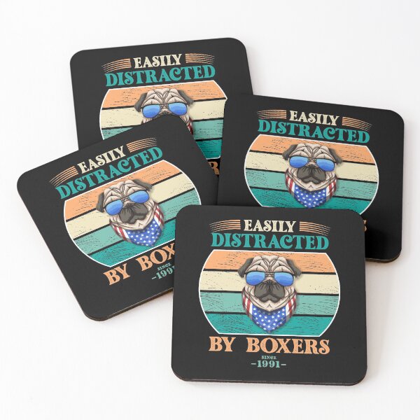 Item preview, Easily Distracted By Boxers Funny Boxer Dog Lover Gifts designed and sold by hattem.