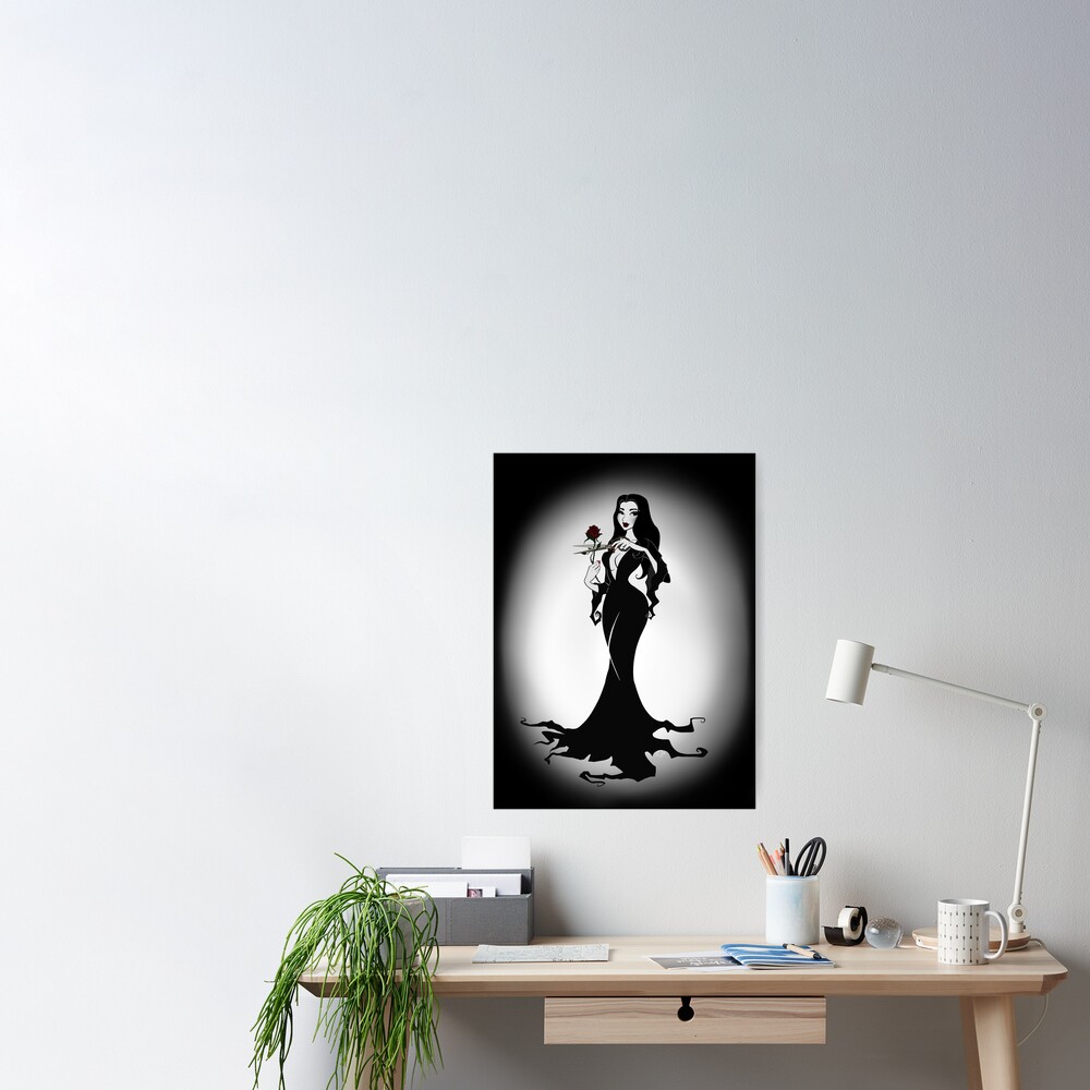 Morticia Addams Poster For Sale By Twztdtaco Redbubble 1527