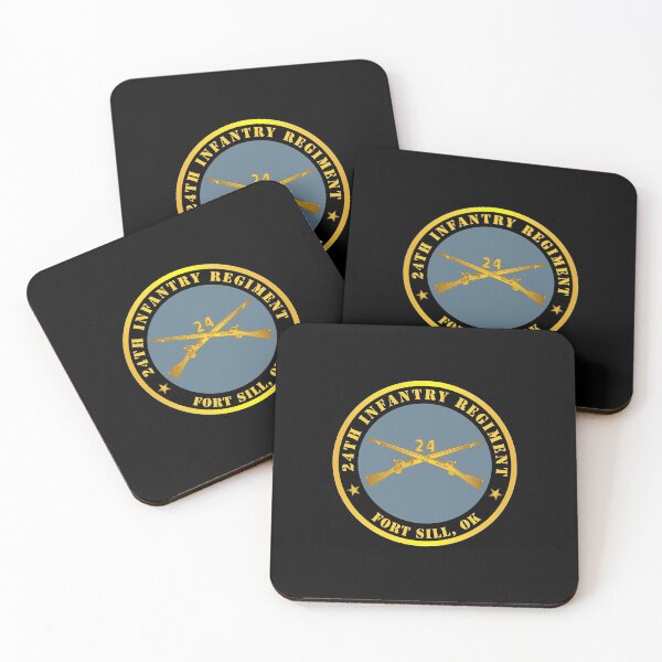Item preview, Army - 24th Infantry Regiment - Fort Sill, OK w Inf Branch designed and sold by Military Insignia Products.