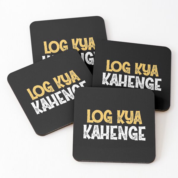 Item preview, Log Kya Kahenge designed and sold by Desi Attitude.