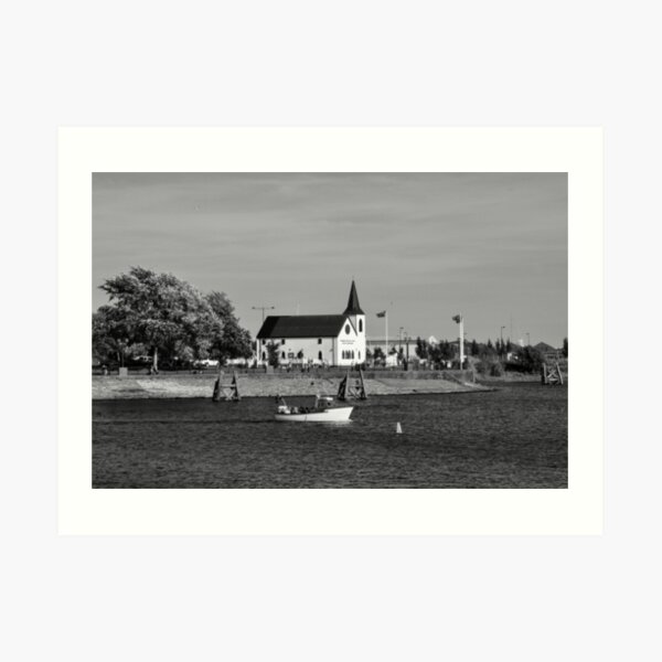 View from Wales Art Print
