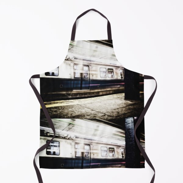 Item preview, Train Arriving Creating Motion Blur on Blueline MBTA Boston designed and sold by Stephen Orsillo.
