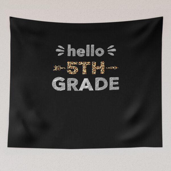 Item preview, Hello Fifth Grade Back To School 1st Day Leopard Kids Youth designed and sold by cadieuxart.