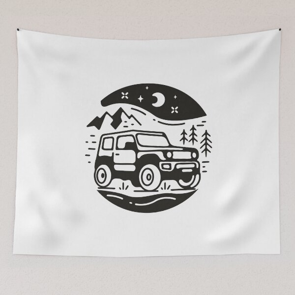 Item preview, Night off-road t-shirt design designed and sold by adipra.