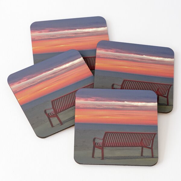Item preview, South Haven Sunset View from the Bench designed and sold by robinreva.
