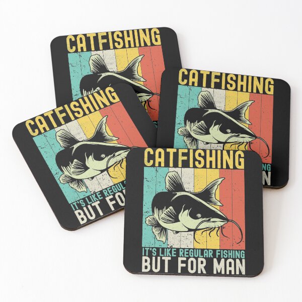 Item preview, Mens Vintage funny catfish quotes- gift for special catfish fisherman-Catfish amateurs  designed and sold by QUEEN-WIVER.