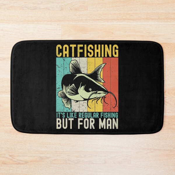 Item preview, Mens Vintage funny catfish quotes- gift for special catfish fisherman-Catfish amateurs  designed and sold by QUEEN-WIVER.
