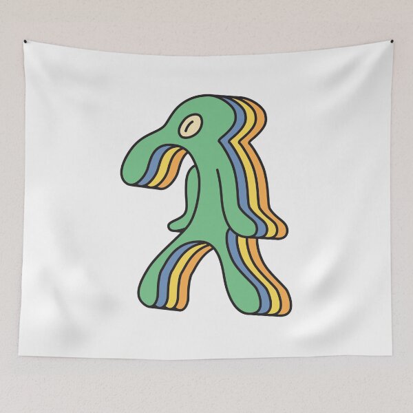 Item preview, Squidward Painting Artwork - Bold and Brash - Spongebob designed and sold by sticker-stacker.