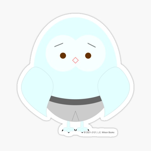 It’s ALL Good Times (baby owl) – Glossy Sticker