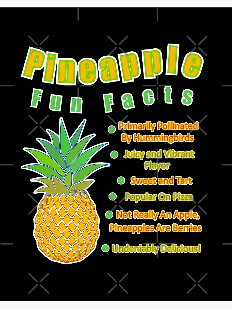 Pineapple Fun Facts Art Board Print for Sale by artfulnotebook