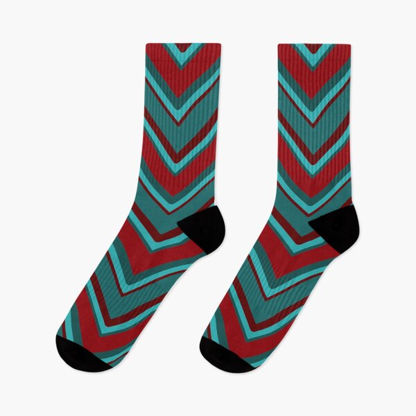 Item preview, Red and Blue Zig Zag designed and sold by Texterns.