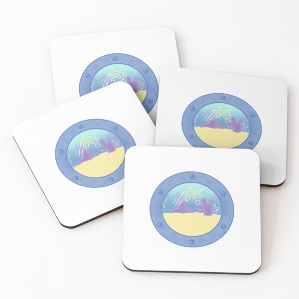 Item preview, Spongebob Porthole Artwork Sea Cartoon Of Bikini Bottom designed and sold by NatashaMiaow.